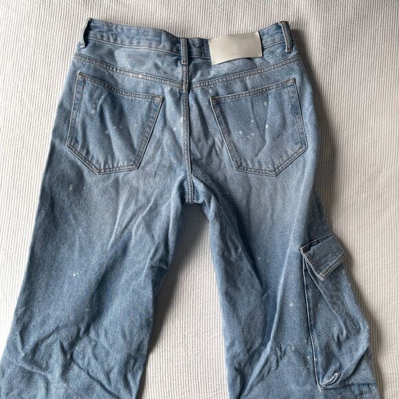 Off-White Painted Toybox Extralong Cargo Jeans - Picture 9 of 13
